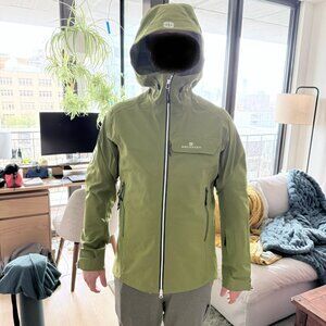 AMUNDSEN MENS PEAK JACKET COLOR:CALLA GREEN;SIZE:MEDIUM